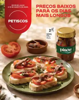 Continente Bom dia Filetes de anchovas piteu promoção