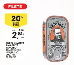Continente Bom dia filete de atum tenorio tomate seco e manjericao promoção