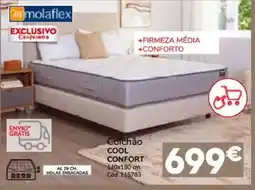 Conforama mola flex colchão cool confort promoção
