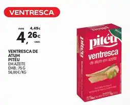 Continente Ventresca de atum pitéu promoção