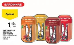 Continente Bom dia Sardinhas continent promoção