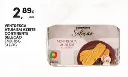 Continente Bom dia Ventresca de atum continente seleção promoção