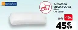 Conforama Almofada visco 3 capas molaflex promoção