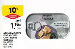 Continente Bom dia Atum em posta dos acores continente seleção promoção