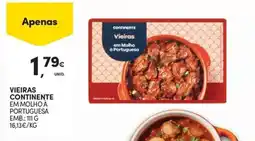 Continente Bom dia Vieiras continente em molho à portuguesa promoção