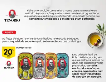 Continente Filete de atum tenorio promoção