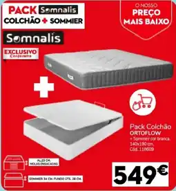 Conforama Pack colchão ortoflow promoção