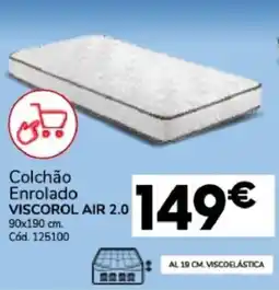 Conforama Colchão Enrolado Viscorol Air 2.0 promoção