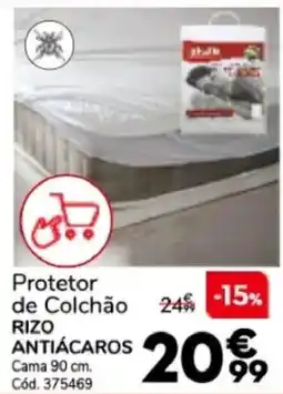 Conforama Protetor de Colchão Rizo Antiácaros promoção