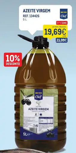 Makro Azeite virgem metro chef promoção