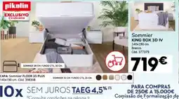 Conforama Sommier king box 3d iv promoção