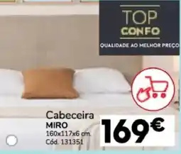 Conforama Cabeceira Miro promoção