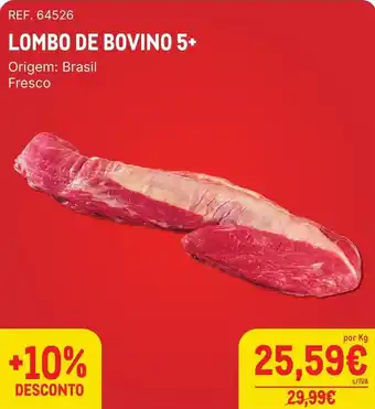 Lombo de bovino 5+