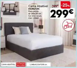 Conforama Cama abatível horizon promoção