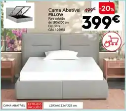 Conforama Cama Abatível pillow promoção