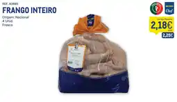 Makro Frango inteiro metro chef promoção