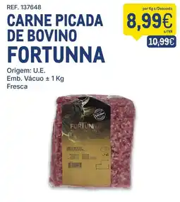 Makro Carne picada de bovino fortunna promoção