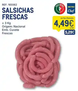Makro Salsichas frescas promoção