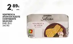 Continente Ventresca de atum continente seleção promoção