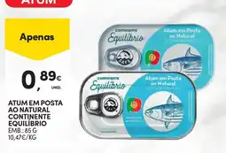 Continente Atum em posta ao natural continente equilíbrio promoção