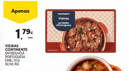 Continente vieiras continente em molho à portuguesa promoção