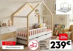 Conforama Cama Nido Wood promoção