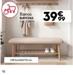 Conforama Banco bayona promoção
