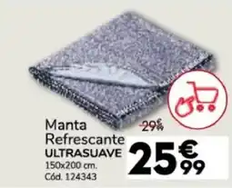 Conforama Manta Refrescante Ultrasuave promoção