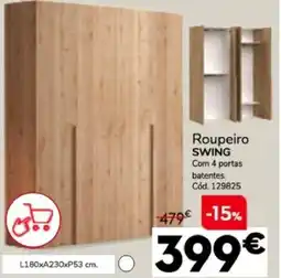 Conforama Roupeiro swing promoção