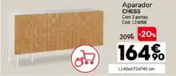 Conforama Aparador chess promoção