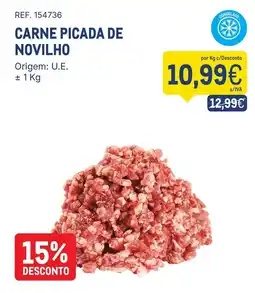 Makro Carne picada de novilho promoção