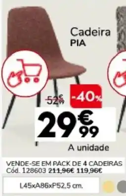 Conforama Cadeira PIA promoção