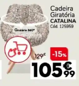 Conforama Cadeira Giratória Catalina promoção