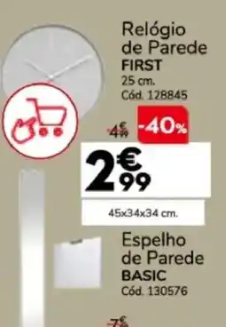 Conforama Relógio de Parede First promoção