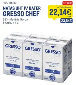 Makro natas uht p/ bater gresso chef promoção