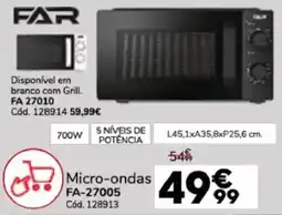Conforama Micro-ondas Far Fa-27005 promoção