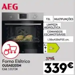 Conforama Aeg forno elétrico ou5ab20sm promoção