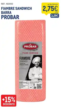 Makro Fiambre sandwich probar promoção