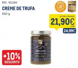 Makro Creme de trufa tartufata promoção