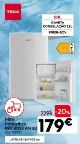 Conforama Mini Frigorífico Teka promoção