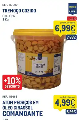 Makro Tremoço cozido metro chef promoção