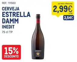 Makro cerveja estrella damm inedit promoção