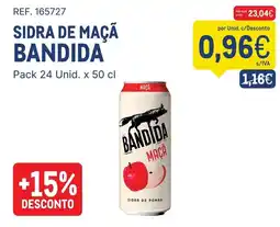 Makro Sidra de maçã bandida promoção