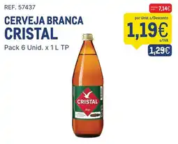 Makro Cerveja branca cristal promoção