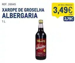 Makro Xarope de groselha albergaria promoção