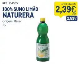 Makro 100% sumo limão naturera promoção