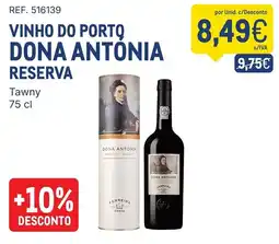 Makro vinho do porto dona antónia reserva promoção