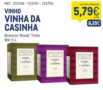 Vinho vinha da casinha