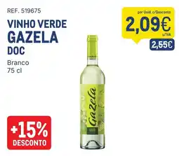 Makro vinho verde gazela promoção