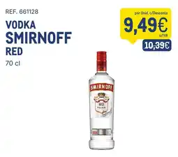 Makro vodka smirnoff red promoção